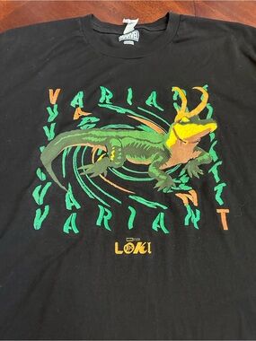 Marvel Studios Loki "Alligator Variant" Graphic Tee XXXL Tultex